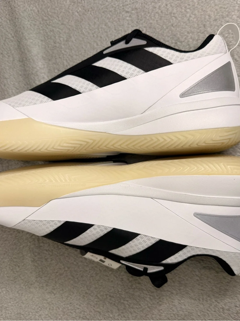Adidas Subzone Basketball Shoes Men’s Size 13 White Black Gum Sole Sneakers NWT